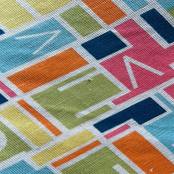 Diane von Furstenberg 100% Silk Abstract Design Sleeveless Dress Sz 4 - Picture 7 of 8